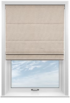 Ashbourne (Blackout), Buttermilk - Roman Blind
